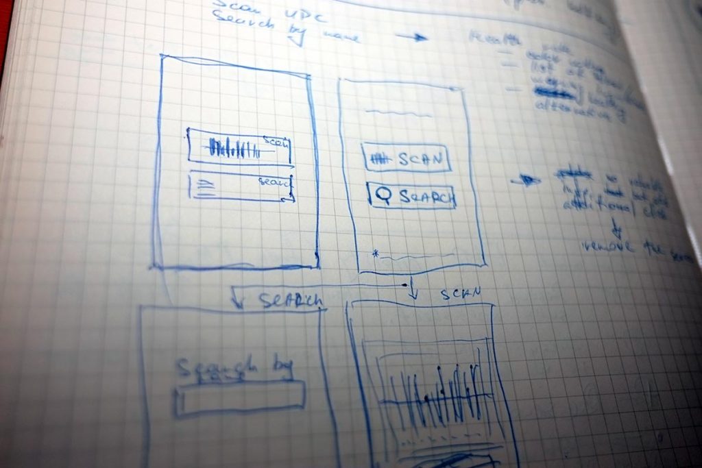 Evil Foods Case Study - Sketch 1